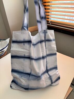 Handmade Cotton Shibori Tote Bag